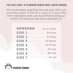 Amazon Brand - Mama Bear Plush Protection Diapers, Size 1, Assorted Print, 54 Count - Image 5